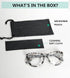 Eyekepper 4-Pack Large Frame Bifocal Reading Glasses Women Bifocal Readers +2.50...