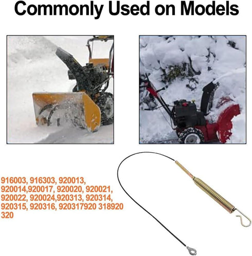 06900438 Upper Traction Auger Cable for Ariens Compact 20 24 SNO-Tek 24 28 120V ST24LE Series 24916003 24916303 Two-Stage Snow Trower...