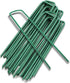 Garden Pegs Pins Ground Stakes Staples Spikes U Shaped Landscape Securing Nail Pin Lawn Fabric Netting Matting 6Inch 20PCS...