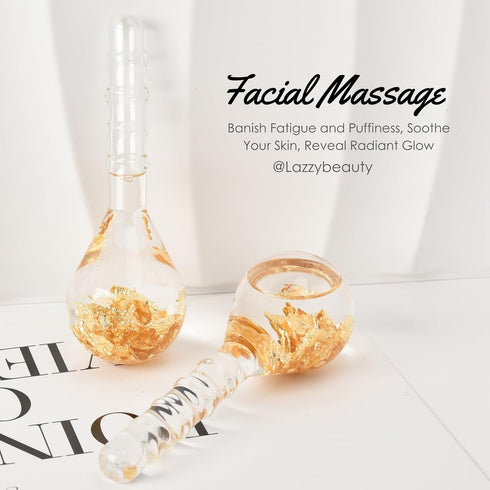 Ice Globes Upgraded, Cryo Stick Ice Globes for Face Eye Neck Relief Massage, Cooling Ball with Anti-Slip Handle to Tighten Skin, Reduce Puffiness ...