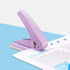 Single Hole Puncher Handheld 1/4 Inches Hole Punch, 20 Sheet Paper Punch Capacity Metal Hole Puncher with Skid-Resistant Base for Paper, Chipboard...