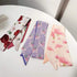 Rose Fashion Bag Handbag Handle Ribbon Scarf Polka Dot Printing Neckerchief Scarf Easy to Wear,Fashion Scarves,Scarves and Wraps Fashion...