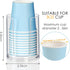 Bathroom Cup Dispenser, Small Cups Holder for 3oz-4oz Disposable Mouthwash Rinsing Paper Cups Storage, Compact Clear Plastic Cup Organizer for Bat...