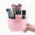 360°Rotating Makeup Organizer, 5 Slot Makeup Brush Holder, Spinning Cosmetic Organizer for Vanity, Bedroom(Pink)...