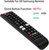 Universal Remote Control for All Samsung TV Remote Compatible All Samsung LCD LED HDTV 3D Smart TVs Models...