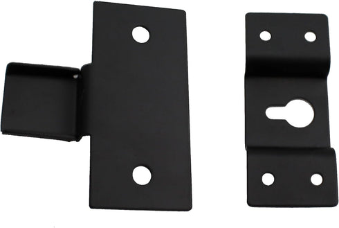 2Sets Hanging Speaker Bracket Universal Metallic Wall Mount Iron Hook Hanger Plate Connector Wall Mount Iron Hook Hanger Plate Connector with Moun...