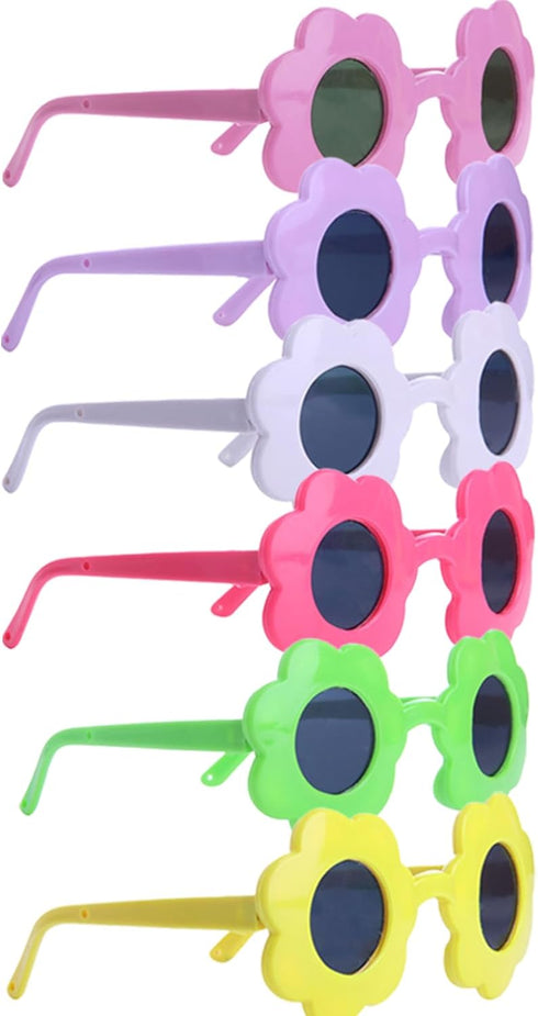 18in Doll Sunglasses, Baby Doll Accessories Floral Glasses Christmas Birthday Gift for Little Girls 6 Colors...