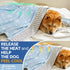 Dog Cooling Blanket Lightweight Self Cooling Blanket Bed Cover for Small Medium Dogs Washable Dog Cat Summer Blanket &Ice Silk Cooling Pet Blanket...