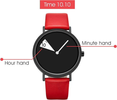 SHENGKE Creative Watch Ultra-Thin Strap Casual Fashion Quartz Minimalist Watch...