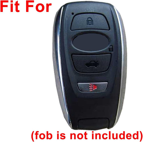 2Pcs Coolbestda 4 Buttons Smart Key Fob Protector Case Cover Keyless Entry Shell for Subaru BRZ 2015-2022 Legacy 2020 2021 2022 2023 Outback Ascen...