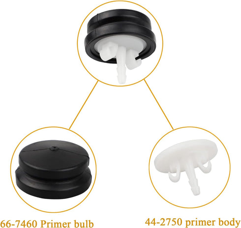 HUZTL 667460 Primer Bulb for Toro Lawn-BOY 66-7460 for Stens 120-440 CCR-3650 CCR-1000 CCR-2000 FSL90-0071 Snowblower Parts...