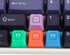 OEM Proifile Pac-Man Five Dye PAC PBT Key caps Custom Sublimation keycaps for MX Mechanical Gaming Keyboard (OEM Pac-Man 5 Keys)...