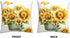 VARUN Sunflowers Pillowcases Yellow Flowers Golden Butterfly in a Rusty Iron Bucket Pillow Case Decorative Throw Pillow Cover for Home Sofa Office...