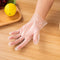 100 PCS Disposable TPE Gloves Food Service, Thick 0.8g/1Pc...