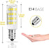 E14 LED Bulb Dimmable European Base,4W Equivalent 40W Incandescent Bulb, AC110-130V for Refrigerator Cooker Hood,Daylight White 6000k (Pack of 2)...