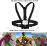 ASOCEA Action Camera Chest Mount Strap,Adjustable Vest Chest Harness Belt Compatible with Gopro Hero 13 12 11 10 9/AKASO EK7000/Brave 4/Brave 4 pr...