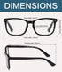 BLUELESS Reading Glasses Women - Fashion Ladies Readers(Black/Purple, 0.00)...
