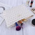 3PC Cotton Makeup Bag Floral Makeup Bag Aesthetic Makeup Bag Cosmetic Bags for Women Makeup Organizer Bag Storage Bag Set...