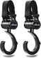 SUNVENO Baby Stroller Hooks for Mom Purse Shopping Grocery Bag and Accessory - (2 Pack)...
