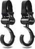 SUNVENO Baby Stroller Hooks for Mom Purse Shopping Grocery Bag and Accessory - (2 Pack)...