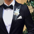 Lapel Flower Pin for Wedding Boutonniere Stick Men Corsage for Groom Wedding Party Suits(pack of 6)...