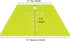 Acrylic Quilting Template, Half Hexagon | For Use with 10” Precut Fabric Squares | Layer Cake Patchwork Quilt Supplies for Cutting Patterns, Sewin...