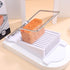 NVTED Slicer, Luncheon Meat Slicer Boiled Egg Fruit Soft Cheese Butter Slicers Cutter, Stainless Steel Wires, Cuts 10 Slices (White)...