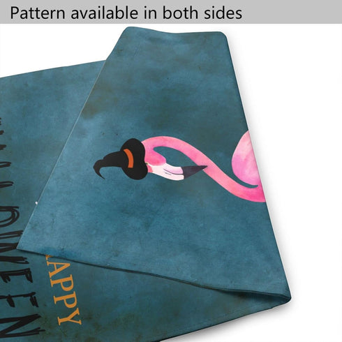 Mr.Tom Flamingo Halloween Garden Flag 12x18 inch Double Sided Yard Flag Halloween Decorations Outdoor Holiday Decor Halloween Party Home Garden De...
