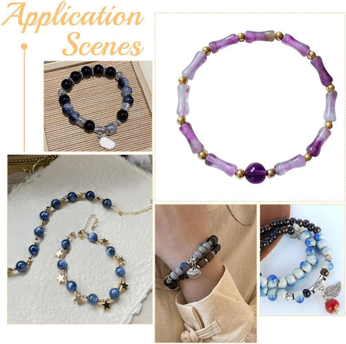 451Pcs Colorful Glass Beads Acrylic Butterfly Bead Plastic Flower Beads Letter Beads Angel Wing Beads Smooth Crackle Bead for DIY Bracelet Earring...