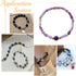 451Pcs Colorful Glass Beads Acrylic Butterfly Bead Plastic Flower Beads Letter Beads Angel Wing Beads Smooth Crackle Bead for DIY Bracelet Earring...
