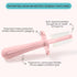 grabease Baby Toothbrush Toddler Baby Tooth Brush Silicone Toothbrush Double Sided Toothbrush, BPA-Free & Phthalate-Free for Baby & Toddler, 2 pac...
