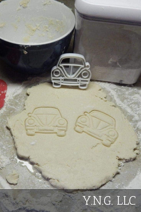 BEETLE BUG CAR FRONT VIEW HIPPIES LOVEBUG VEHICLE LOVE TRAVEL COOKIE CUTTER MADE IN USA...