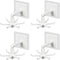 365Home Hanging Utensil Holder Hooks Kitchen Utensil Hanger Wall Mount 360 Degrees Rotating Folding Hook Self Adhesive Hook Utensil Rack with 6 Ho...