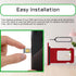 for iPhone XR Red SIM Card Slot Replacement Single SIM Version Card Tray Holder Adapter with Waterproof Rubber Ring Repair Tool Fix Kit Needle Eje...
