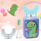 RZM Kids Automatic Sonic Toothbrush- 2 Ergonomic U-Shaped Toothbrush and 1 Regular Brush Head, Six Modes for 360° Sensitive Oral Tooth Cleaning (P...