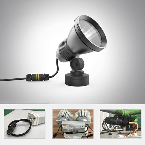 6 Pin IP68 Outdoor Waterproof Electrical Wire Connector for 5-12mm Wire Diameter, (Max 16A, 450V), 2 Way 2 Packs...