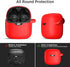 Miimall Compatible JBL Tune Flex Protective Silicone Case Cover, Red...