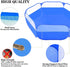 Small Animals Tent,Reptiles Cage,Breathable Transparent Pet Playpen Pop Open Outdoor/Indoor Exercise Fence,Portable Yard Fence (Upgrade Blue)...