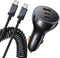 Car Charger, 160W USB C Car Charger, 3 Ports QC5.0 PD3.1 PPS Fast Charging, Car Phone Charger Adapter, Compatible with Smartphones PC Tablets...