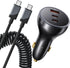 Car Charger, 160W USB C Car Charger, 3 Ports QC5.0 PD3.1 PPS Fast Charging, Car Phone Charger Adapter, Compatible with Smartphones PC Tablets...