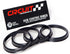 Circuit Performance 73.1mm OD to 63.4mm ID Black Plastic Polycarbonate Hub Centric Rings...