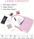 Mini Nylon Shoulder Bag for Women Small Crescent Purse Adjustable Quilted Strap for Travel Casual Everyday...