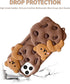 SGVAHY Case for iPhone 11 Pro Max with Strap Lanyard Keychain Cute Bear Cookie Kawaii Funny Soft Silicone Shockproof Protective Cover for Women Gi...