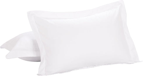 Bed Maker's Levinsohn FRE23602WHIT10 Soft Microfiber Tailored Luxury Hotel Pillow Shams (2 Pack), Standard/Queen, White...