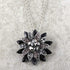 Spidergirl Black Dahlia Crystal Pendant Necklace Gift from Michel Jones Necklace Jewelry (Big)...