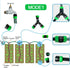 1/2" Soaker Hose and Garden Hose Fittings: Female and Male Connectors, Valves, and Straight Connectors...