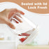 Fruit Salad Storage Cup With Lids and Fork, 20 Oz Plastic Airtight Fruit Storage Containers for fridge with BPA-Free, Leak-Proof, Reusable for Off...