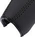 X AUTOHAUX Black Car Genuine Leather Stick Shift Cover Gear Shift Knob Cover for Toyota Camry 2007-2011 Black Line...
