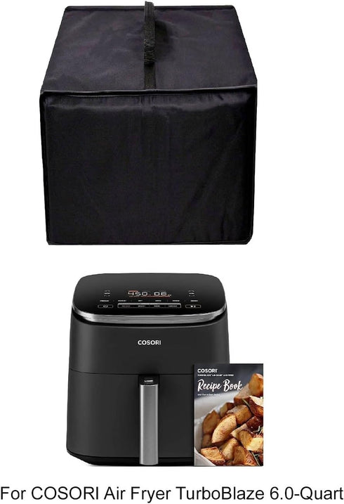 Air Fryer Dust Cover Case Waterproof Cover compatible for COSORI Air Fryer Turbo Blaze 6.0QT/Pro II 5.8QT/6.5QT Machine washable(15.7”D×13.7”W×12....