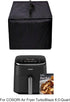 Air Fryer Dust Cover Case Waterproof Cover compatible for COSORI Air Fryer Turbo Blaze 6.0QT/Pro II 5.8QT/6.5QT Machine washable(15.7”D×13.7”W×12....